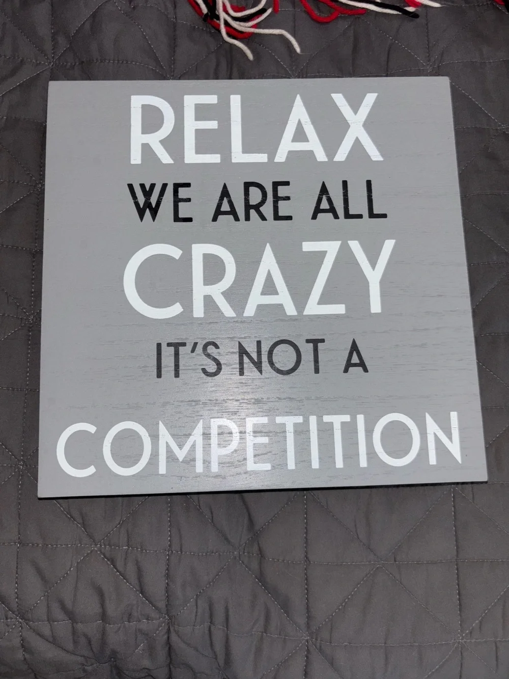 Block picture with funny saying (NWT)